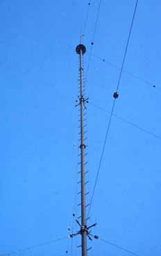 Antenn vertikal topp